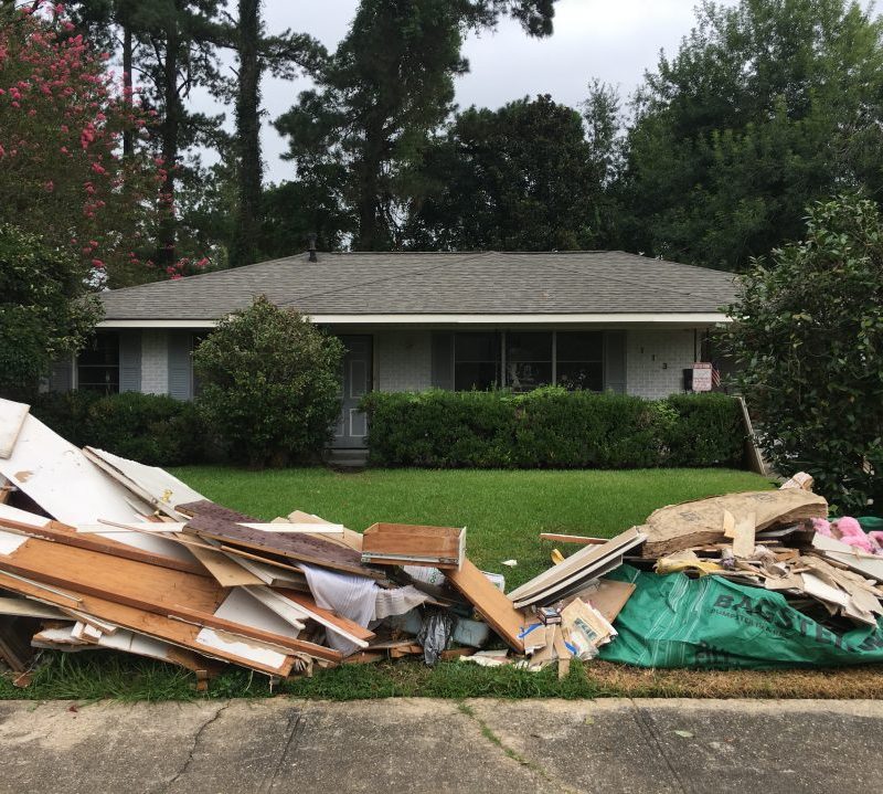 house wood piles bags